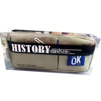 Пенал "History" 22х10х7см прямоугольный, 2 отделения, 1 карман, текстиль, с ручкой, 3 цвета 11647-24 от магазина "Карандаш"