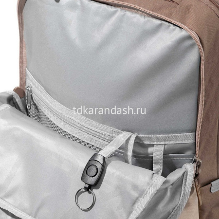 Рюкзак 28х40х16см, 760гр, 2 отделения, 4 кармана, бежевый с обвесом RD-644-1/3 от магазина "Карандаш"