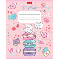 Тетрадь А5 24л клетка "Замечтательно!" на скобе 5 дизайнов 24Т5В1/067733 от магазина "Карандаш"