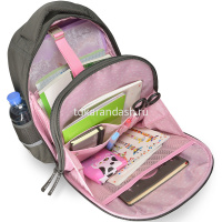 Рюкзак "Зефирный зайка" 30х38х20см, 1000гр, 2 отделения, 2 кармана, темно-серый 12-001-095/06 от магазина "Карандаш"