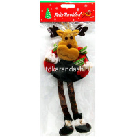 Украшение подвесное Фигура новогодняя 30см текстиль 3 вида 7-20HT019 от магазина "Карандаш"