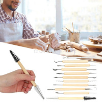 Набор инструментов для моделирования 11шт. металл/дерево Y10759-24 от магазина "Карандаш"