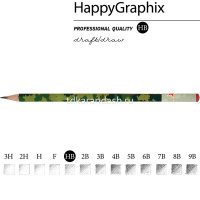 Карандаш чернографитный "Happy Graphix. Милитари" НВ 21-0030/16 от магазина "Карандаш"