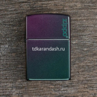 Зажигалка "Classic" 38x13x57мм латунь/сталь, фиолетовая, матовая 49146ZL/59015 от магазина "Карандаш"