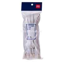 Шнур для бейджа 45х1см нейлон белый 8352 от магазина "Карандаш"