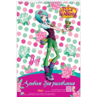 Альбом для рисования А4 24л "Королевская академия" на спирали, перфорация на отрыв,5 дизайнов 045382 от магазина "Карандаш"