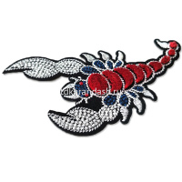 Термоаппликация с вышивкой и стразами 4в. Y8026-18 от магазина "Карандаш"