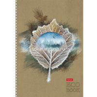 Тетрадь А4 96л клетка "Времена года" на спирали, перфорация, крафт 4 дизайна 066234 от магазина "Карандаш"