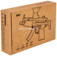 Автомат пневматический 30х14см с аккумулятором, гранатой и очками, пластик (пули) YF1718-2 от магазина "Карандаш"