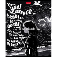 Тетрадь А5 48л клетка "Мотивируй!" на скобе, пластиковая обложка, 5 дизайнов 089538 от магазина "Карандаш"