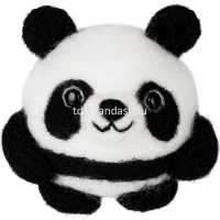 Набор для валяния "Игрушка. Панда Юкико" (шерсть, игла, основа, выкройка, трафарет) WT-0205 от магазина "Карандаш"