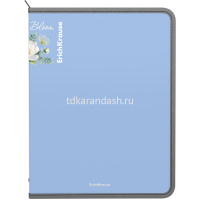 Папка на молнии А4 "Matt Pastel Bloom" пластик, 4 цвета 61188 от магазина "Карандаш"