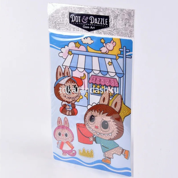 Алмазная мозаика 20х30см "Зубастик" частичная выкладка M-20532 от магазина "Карандаш"