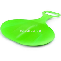 Санки-ледянки 33х41см с ручкой, пластик, ассорти ЛД01 от магазина "Карандаш"