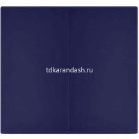 Тетрадь д/записи иностранных слов А6 64л "Синяя" мягкий переплёт, пвх, ляссе 62318 от магазина "Карандаш"