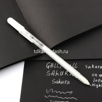 Ручка гелевая "Gelly Roll" 1мм белая XPGB10#50 от магазина "Карандаш"