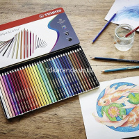 Карандаши акварельные 36 цветов шестигранные металл 1636-5 от магазина "Карандаш"