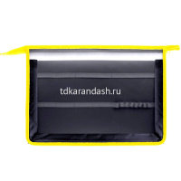 Папка д/труда А4 "Панда энерджи" 340х245х75мм на молнии сверху, 2 отделения с вкладышем, пластик AMt от магазина "Карандаш"