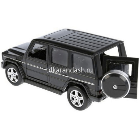 Машина "Mercedes-Benz G-Class" черная, инерционная, металл 12см (открывающиеся двери) G-СLASS-BK от магазина "Карандаш"