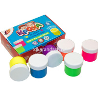 Картинка Краски пальчиковые 6 цветов 40мл (240мл) флуоресцентные 24С 1498-08 от магазина "Карандаш" Краски пальчиковые 6 цветов 40мл (240мл) флуоресцентные 24С 1498-08 от магазина "Карандаш"