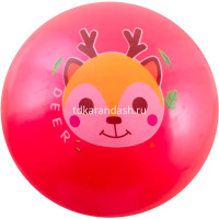 Мяч 15см 40гр. PVC "Зверята" цвет ассорти Y11956-24 от магазина "Карандаш"