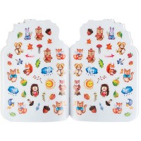 Альбом для рисования с наклейками 195х276мм 32л "Ежик" на скобе 100г/м2 381968 от магазина "Карандаш"