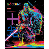Тетрадь А5 48л клетка "Color Warrior" на скобе глянцевая ламинация 5 дизайнов 089030 от магазина "Карандаш"