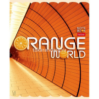 Тетрадь А5 96л клетка "Оранжевый мир" на скобе матовая ламинация 5 дизайнов 082290 от магазина "Карандаш"