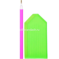 Алмазная мозаика 7,5х7,5см "Принцессы" 4шт. на магните частичная выкладка M-11913 от магазина "Карандаш"