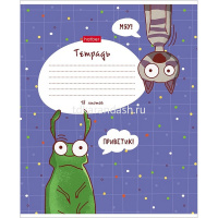 Тетрадь А5 18л клетка "Забавные животные" на скобе 5 дизайнов 18Т5В1/085843 от магазина "Карандаш"