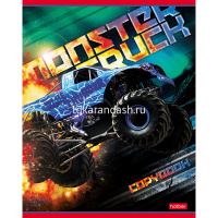 Тетрадь А5 24л клетка "MonsterTruck" на скобе  24Т5В1/051530 от магазина "Карандаш"