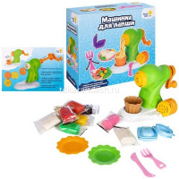 Набор д/лепки из теста 9 цветов 50гр. "Машинка для лапши" (посуда, формочки) TA2101 от магазина "Карандаш"