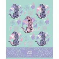 Тетрадь А5 48л клетка "Big cats" на скобе 5 дизайнов 48Т5В1/066418 от магазина "Карандаш"