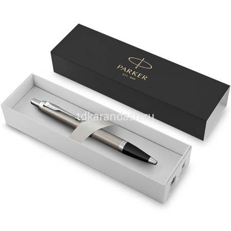 Ручка РШ "Parker IM Essential Brushed Metal CT" М синяя 2143631 от магазина "Карандаш"
