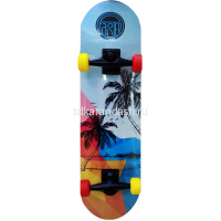 Скейтборд 79х20см, дерево, 4 колеса PVC d=5см HB2236 от магазина "Карандаш"
