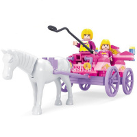 Конструктор пластмассовый AUSINI, "Мир чудес: Карета" (117 деталей) от магазина "Карандаш"