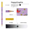 Карандаш чернографитный "Happy Graphix. Ежики" НВ 21-0030/29 от магазина "Карандаш"