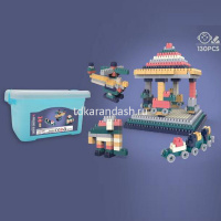 Конструктор 130 деталей, пластик 6672/1991822 от магазина "Карандаш"