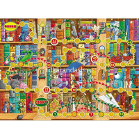 Игра-ходилка настольная "На книжных полках" А2 50х70см с кубиком и фишками Ин2_23305/077870 от магазина "Карандаш"