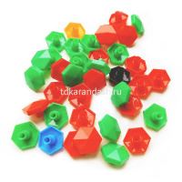 Мозаика "Слоник" шестигранная 1,4см, 156 элементов 20х20см, пластик 02192 от магазина "Карандаш"