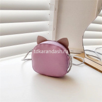 Сумочка "Кошечка" 12х10,5х4см 1 отделение, искусственная кожа, розовая SD2265 от магазина "Карандаш"