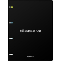 Тетрадь на кольцах А4 80л клетка "Classic" пластиковая обложка, 4 цвета 49678 от магазина "Карандаш"