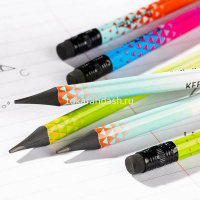 Картинка Карандаш чернографитный "Enovation" HB с ластиком, круглый, корпус ассорти EC020-HB от магазина "Карандаш" Карандаш чернографитный "Enovation" HB с ластиком, круглый, корпус ассорти EC020-HB от магазина "Карандаш"