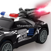 Машина р/у "Полиция" 19х8см, с аккумулятором, пластик, 2 цвета (свет, пар) B2292814/KM663-2 от магазина "Карандаш"