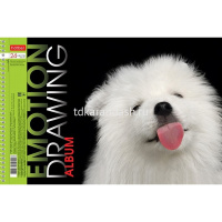 Альбом для рисования А4 24л "Яркие эмоции" на спирали, перфорация на отрыв, 5 дизайнов 074757 от магазина "Карандаш"