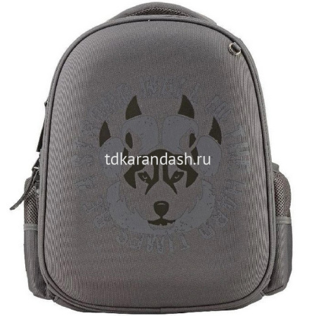 Рюкзак "Волк" 30х38х20см, 1000гр, 2 отделения, 2 кармана, серый 12-001-131/05 от магазина "Карандаш"
