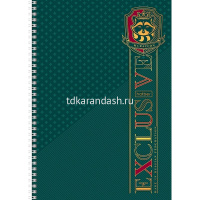 Тетрадь А4 96л клетка "Animals crest" на спирали 3D фольга матовая ламинация 4 дизайна 077568 от магазина "Карандаш"