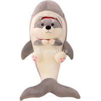 Акула 55см с хаски, с пледом внутри XM24866 от магазина "Карандаш"