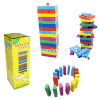 Игра "Дженга" 25х8х8см, 48 деталей, дерево Y6188-17 от магазина "Карандаш"