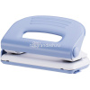 Дырокол "Pro" 10л 2-отв, d-6мм, с линейкой, металл, голубой/белый E0118 от магазина "Карандаш"
